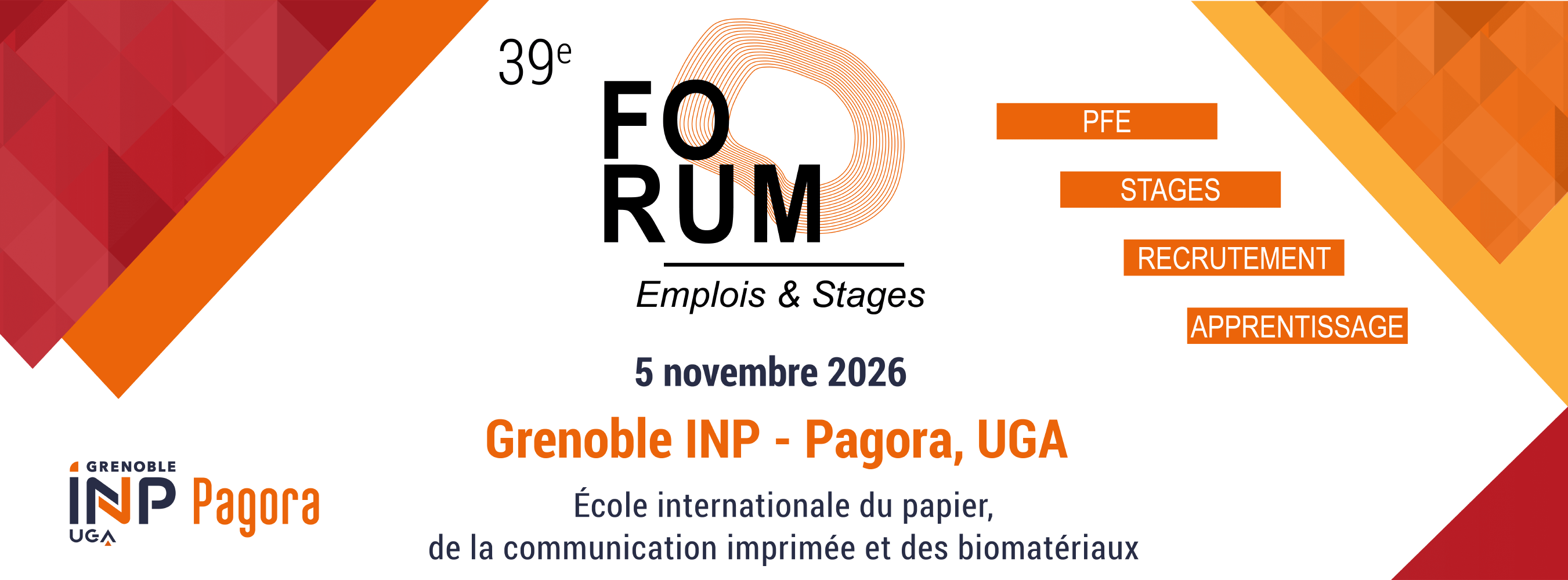 Forum Emplois et Stages de Grenoble INP - Pagora