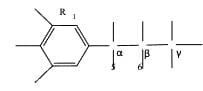 Différents types d’unités phénylpropane de la lignine